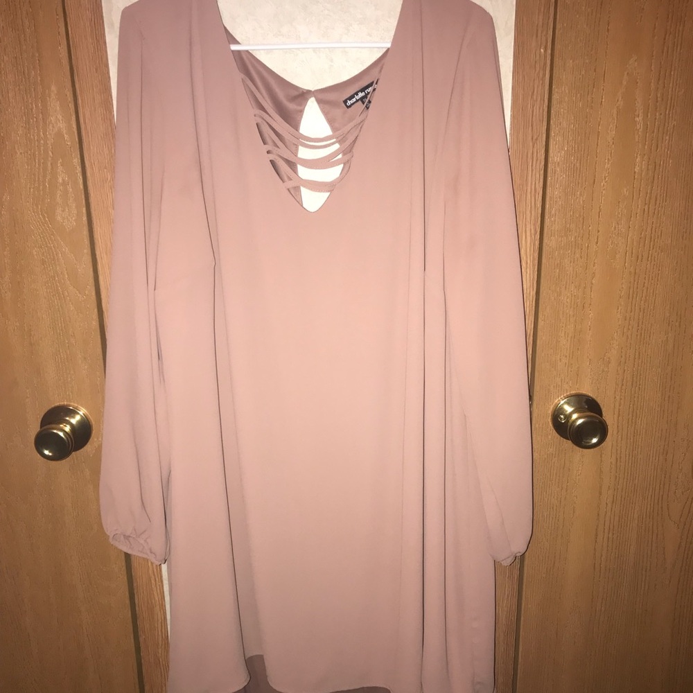 Charlotte Russe blush pink dress